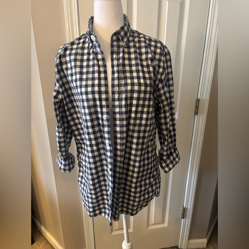 J Crew Men’s Slim Fit Plaid Button Down Shirt Size M
